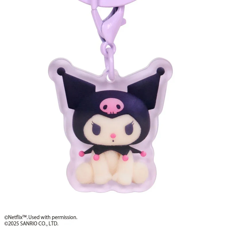Kuromi Acrylic Keychain (My Melody & Kuromi Netflix Series) - Image 4