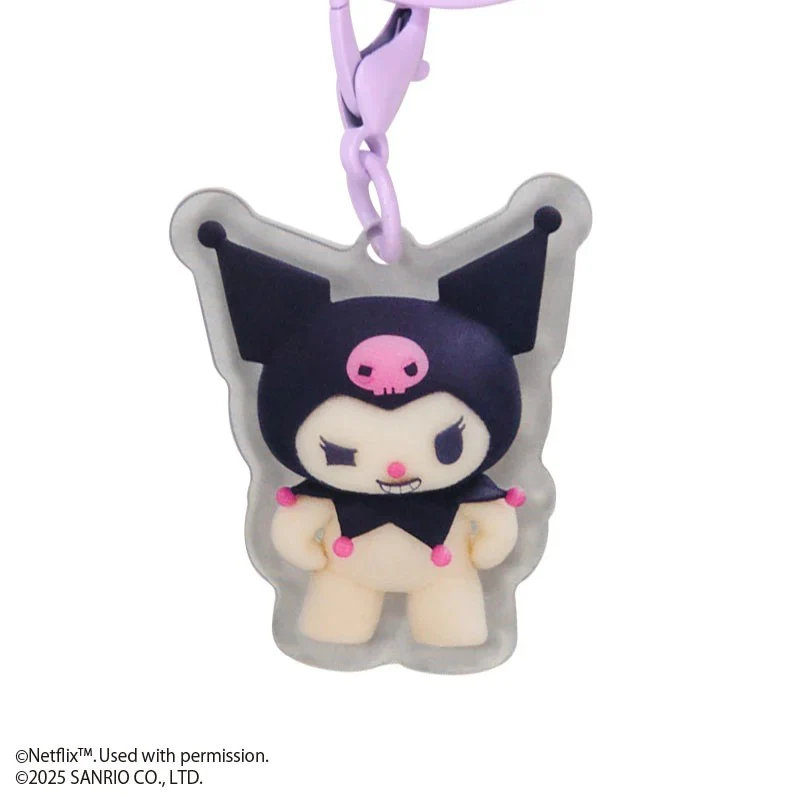Kuromi Acrylic Keychain (My Melody & Kuromi Netflix Series) - Image 5