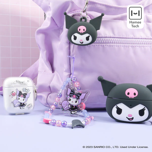 Kuromi Beaded Charm Mobile Phone Wrist Strap (Lolita Version) - Image 6