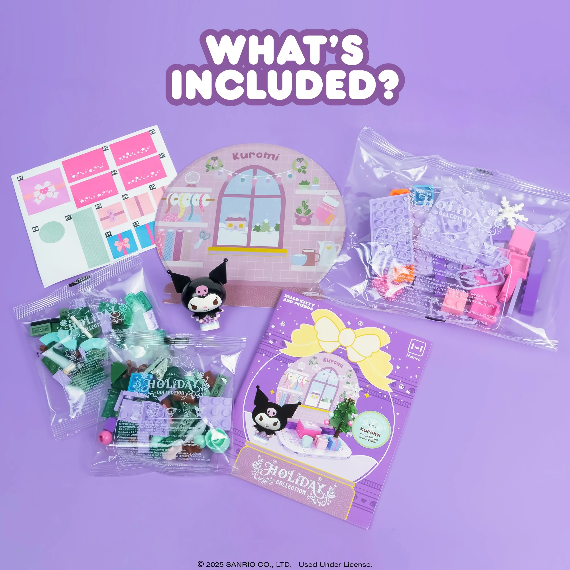 Kuromi Building Blocks Set (Holiday Collection) - Image 4