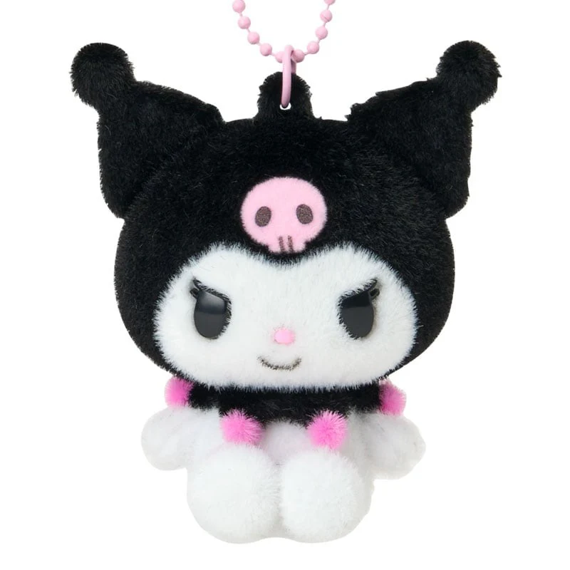Kuromi Classic Flocked Keychain Mascot - Image 2