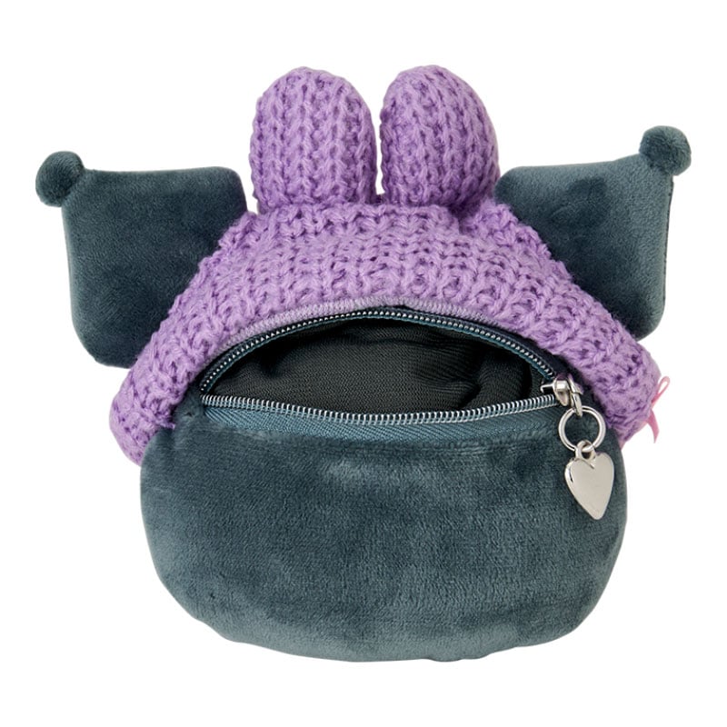 Kuromi Cozy Cap Mascot Clip Pouch - Image 2