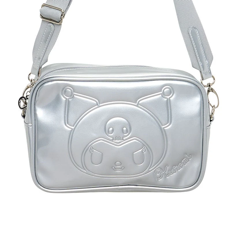 Kuromi Crossbody Bag (Silver Houndstooth Series) - Image 3