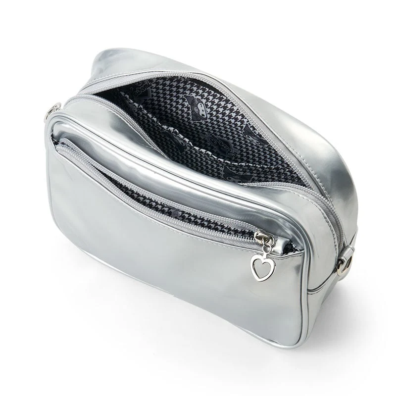 Kuromi Crossbody Bag (Silver Houndstooth Series) - Image 4