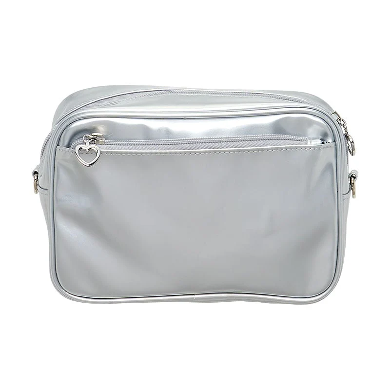 Kuromi Crossbody Bag (Silver Houndstooth Series) - Image 5