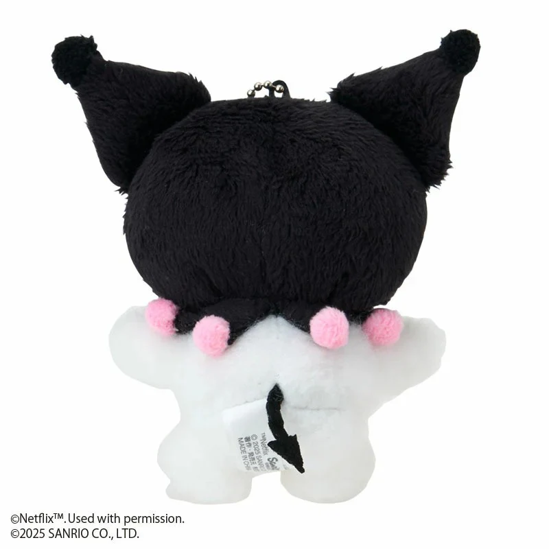 Kuromi Crying Plush Mascot Keychain (My Melody & Kuromi Netflix Series) - Image 3