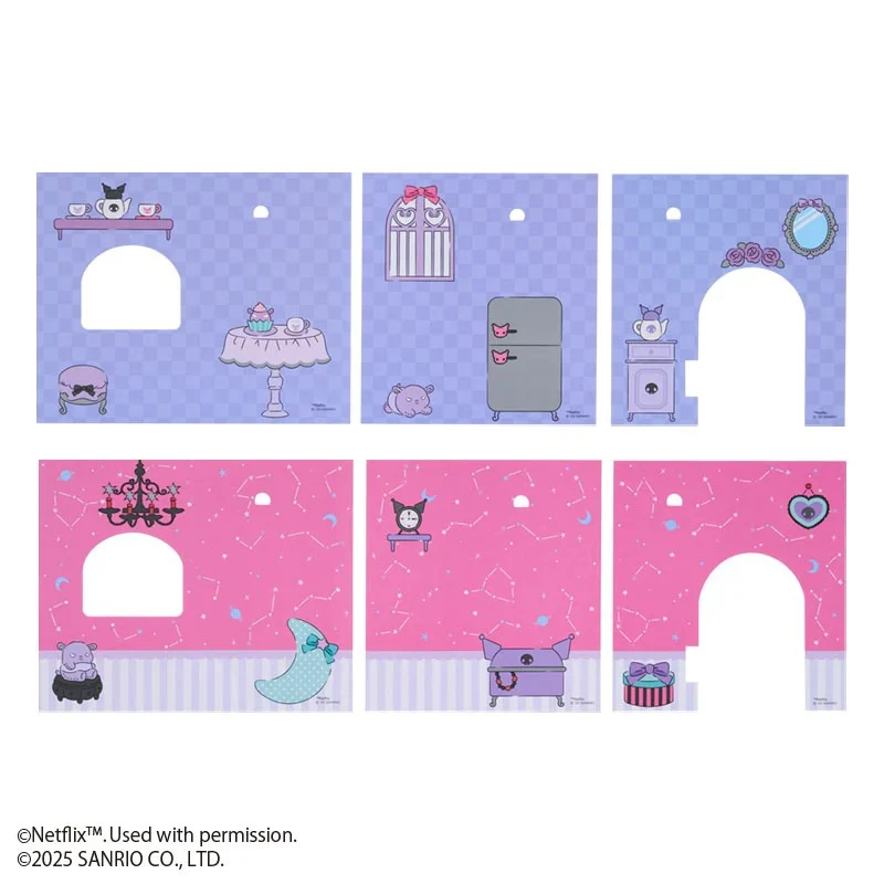 Kuromi Dollhouse Playset (My Melody & Kuromi Netflix Series) - Image 4