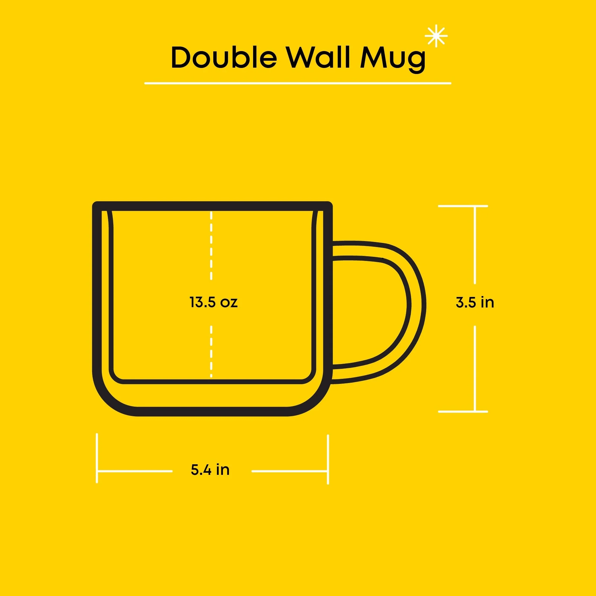 Kuromi Double Wall Coffee Mug - Image 5