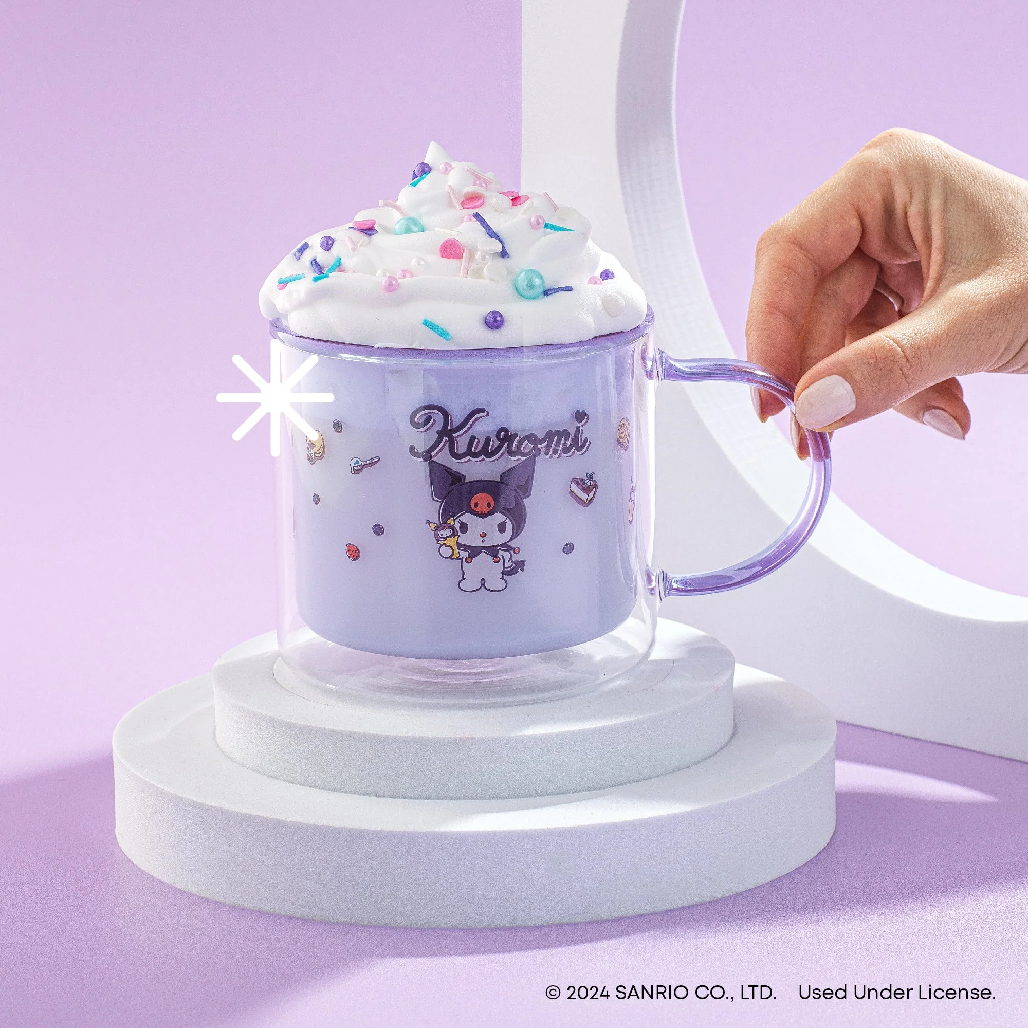 Kuromi Double Wall Coffee Mug - Image 8
