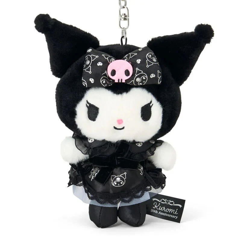 Kuromi Dress Plush Mascot Keychain (20th Anniv. Special Key Series) - Image 2