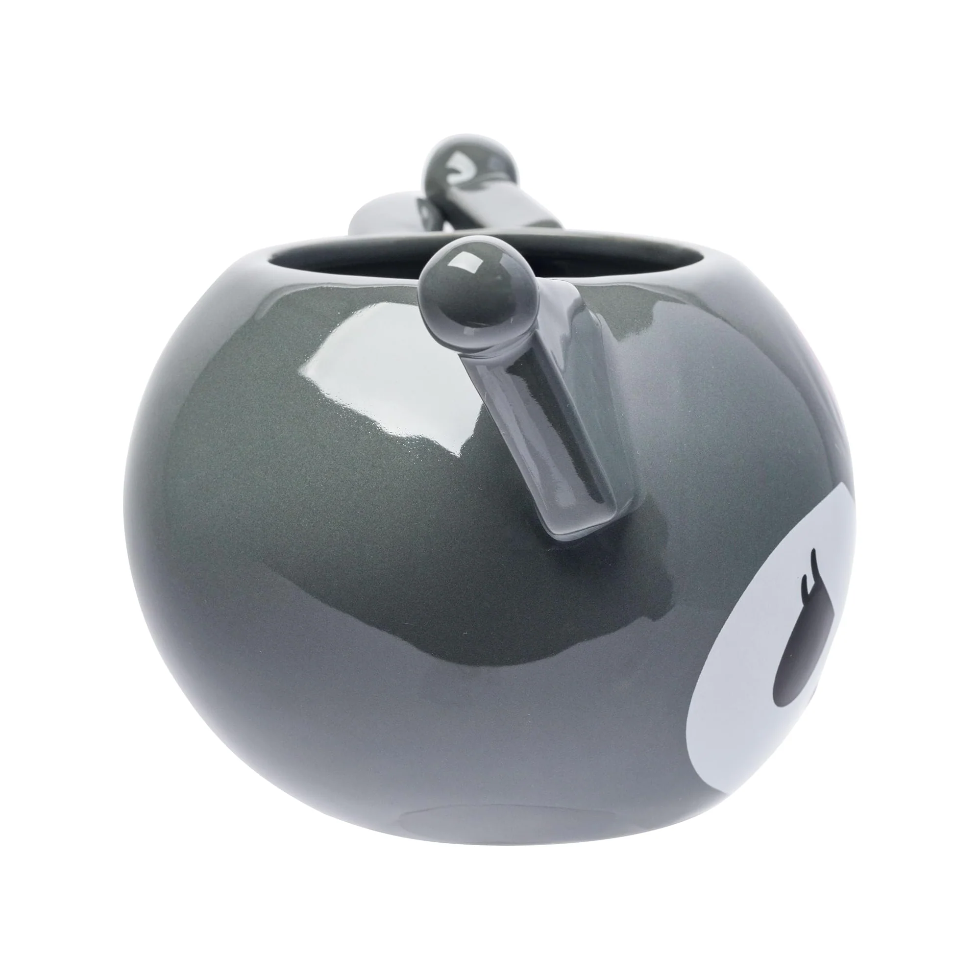 Kuromi Face Sculpted Mug (Gray) - Image 4