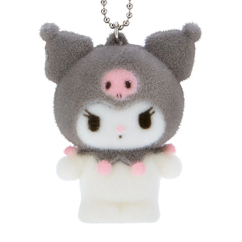 Kuromi Flocked Keychain Mascot - Image 2