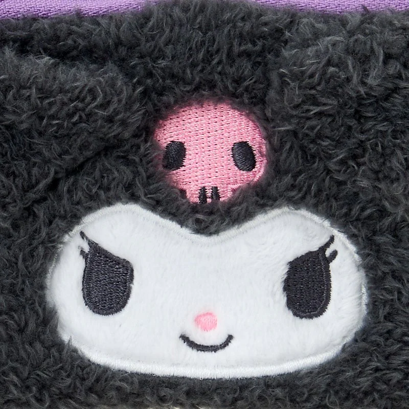 Kuromi Fuzzy Mini Zipper Pouch - Image 5