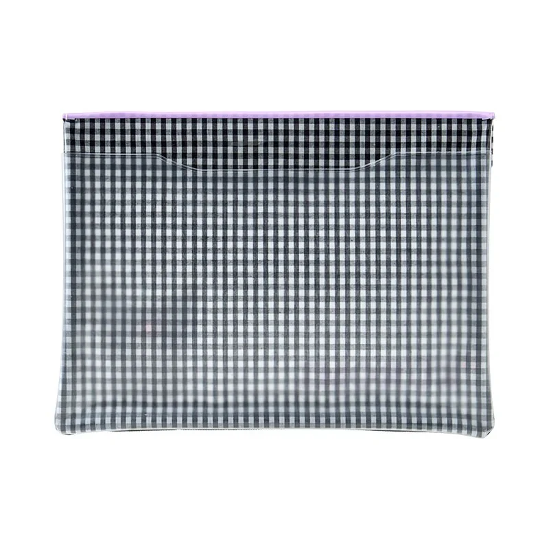 Kuromi Gingham Flat Pouch - Image 3