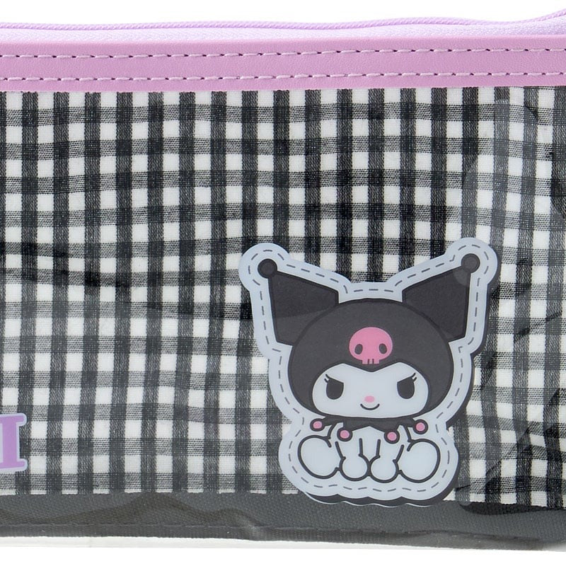 Kuromi Gingham Pencil Pouch - Image 2