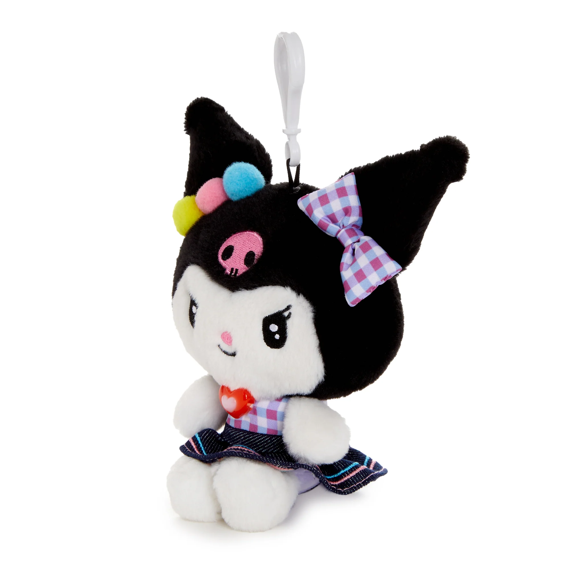 Kuromi Mascot Clip (Retro Denim Series) - Image 2