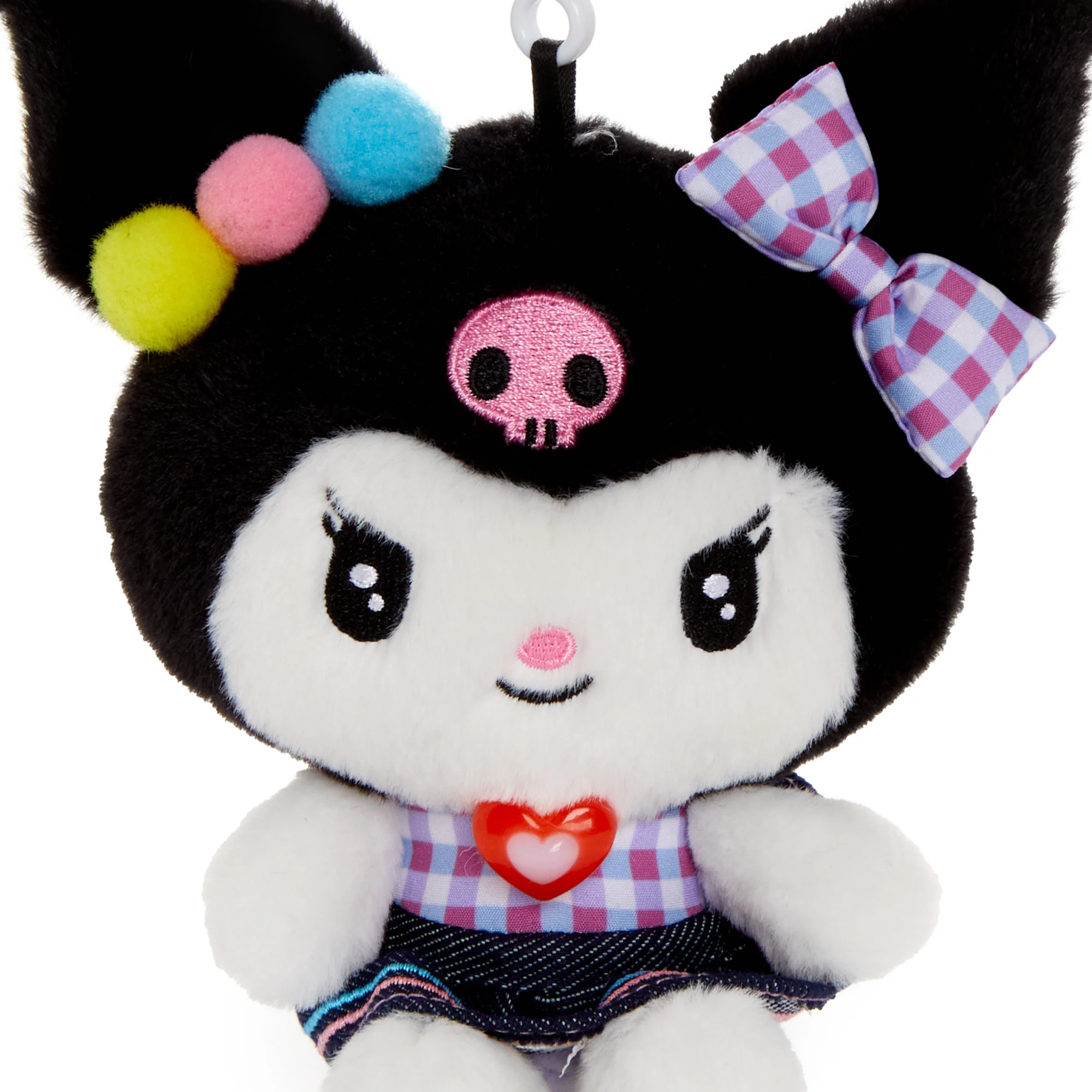 Kuromi Mascot Clip (Retro Denim Series) - Image 3