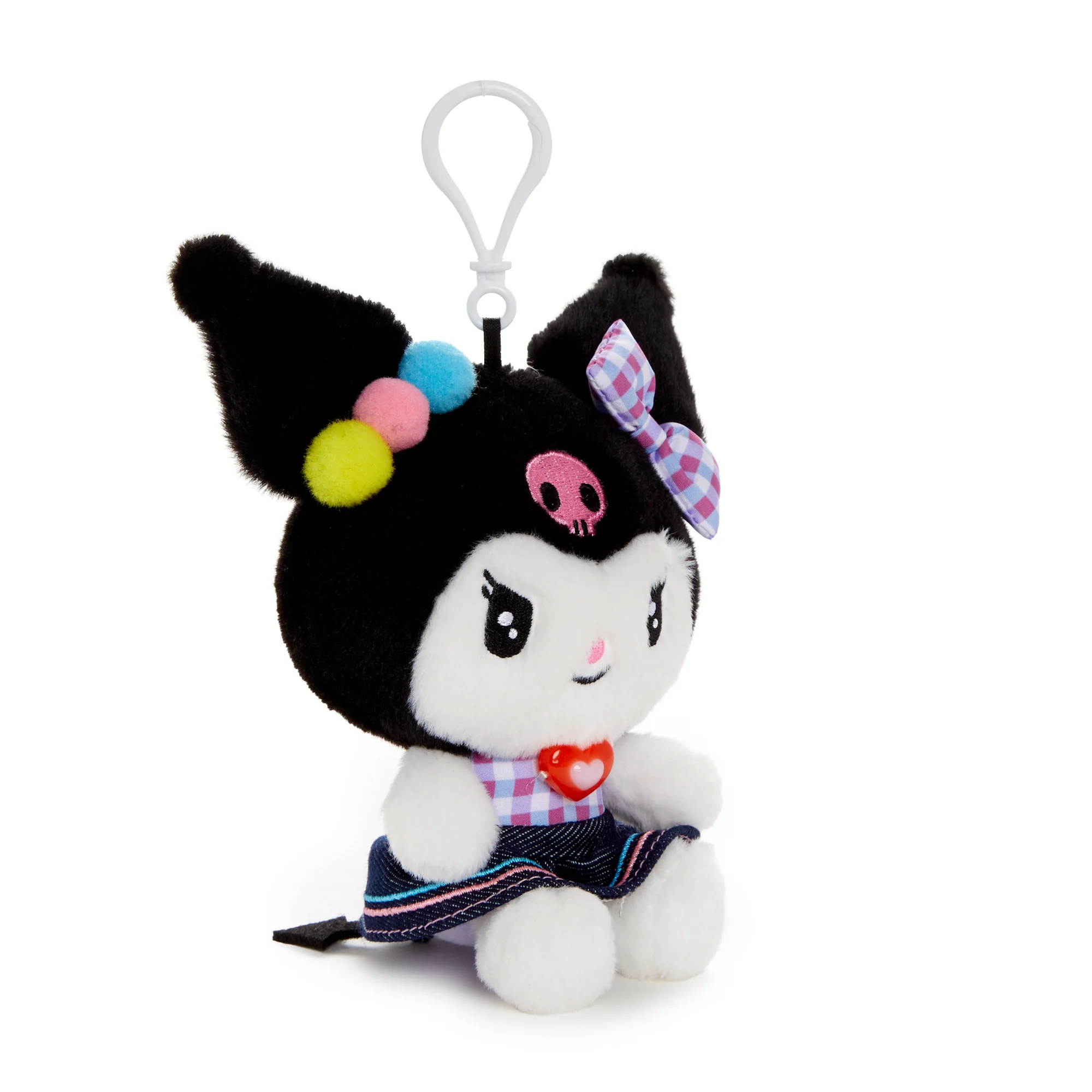 Kuromi Mascot Clip (Retro Denim Series) - Image 4