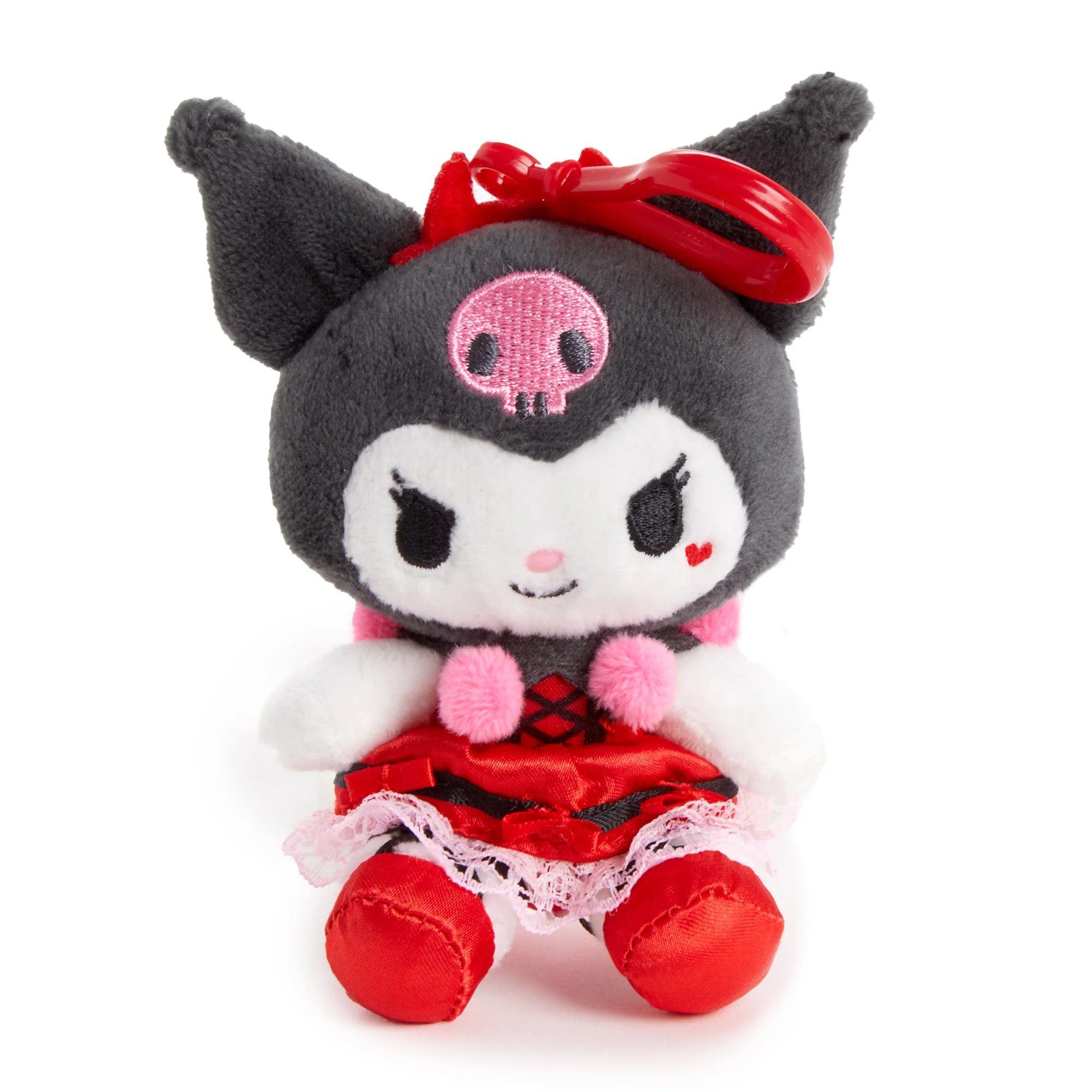 Kuromi Plush Mascot Clip (Strawberry Treat Series) - Image 3