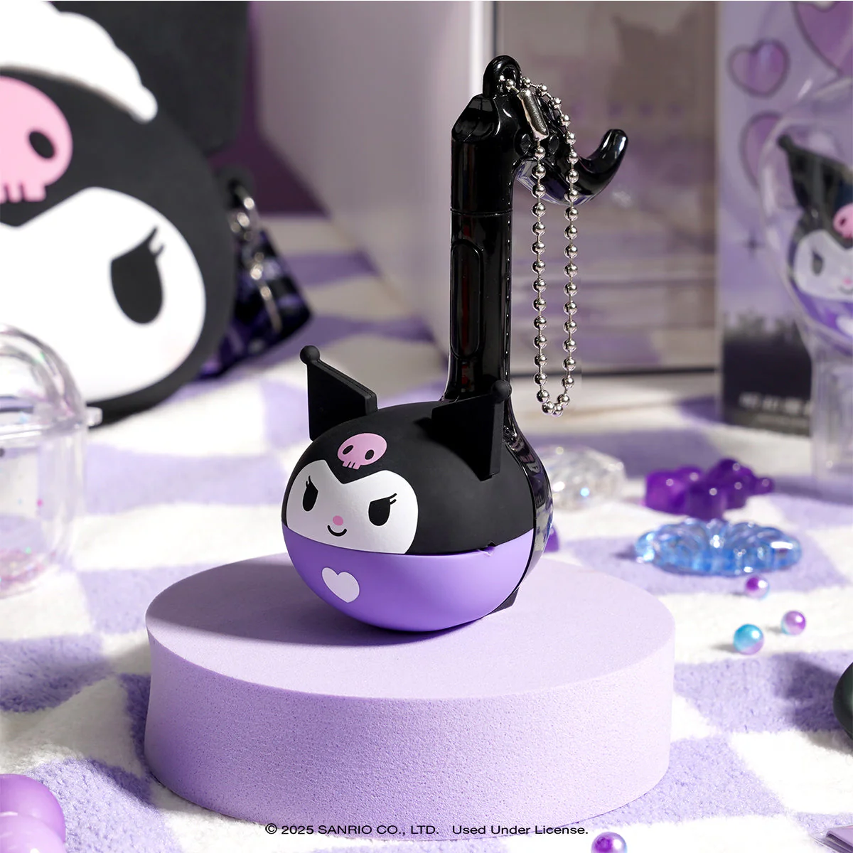 Kuromi Mini Otamatone Melody Charm - Image 2