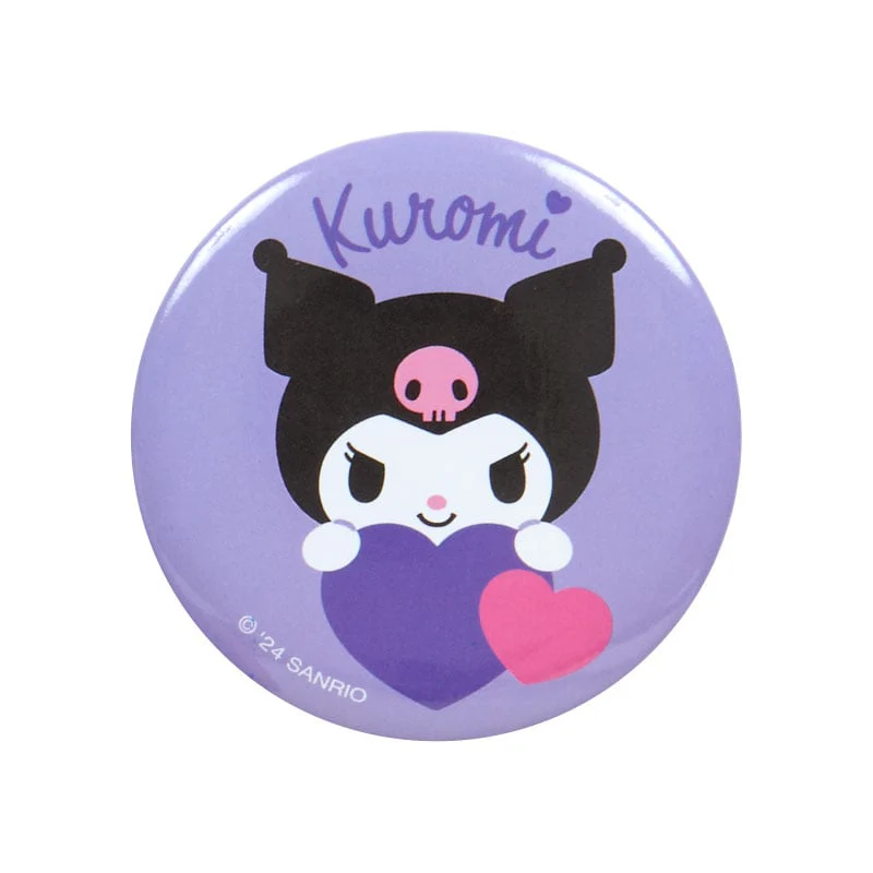 Kuromi Mini Pouch and Pin Set (Big Heart Series) - Image 3