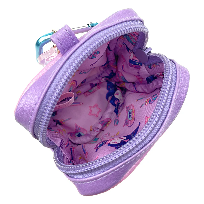 Kuromi Mini Zip Pouch (Kuromi Loves U) - Image 2
