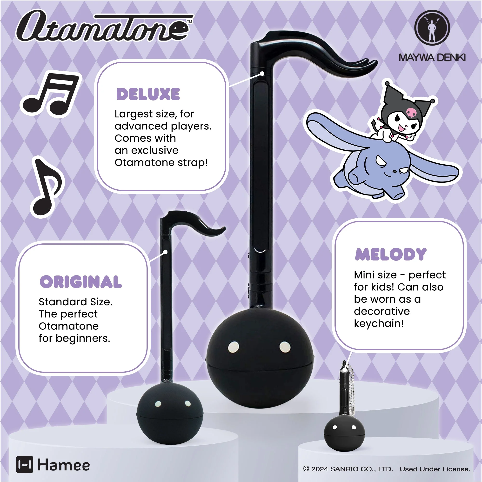 Kuromi Otamatone Musical Toy - Image 6