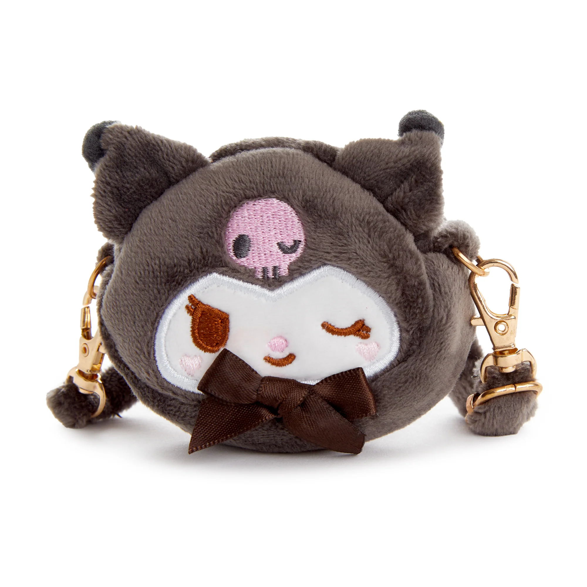 Kuromi Plush Convertible Mini Pouch (Wink Series) - Image 3