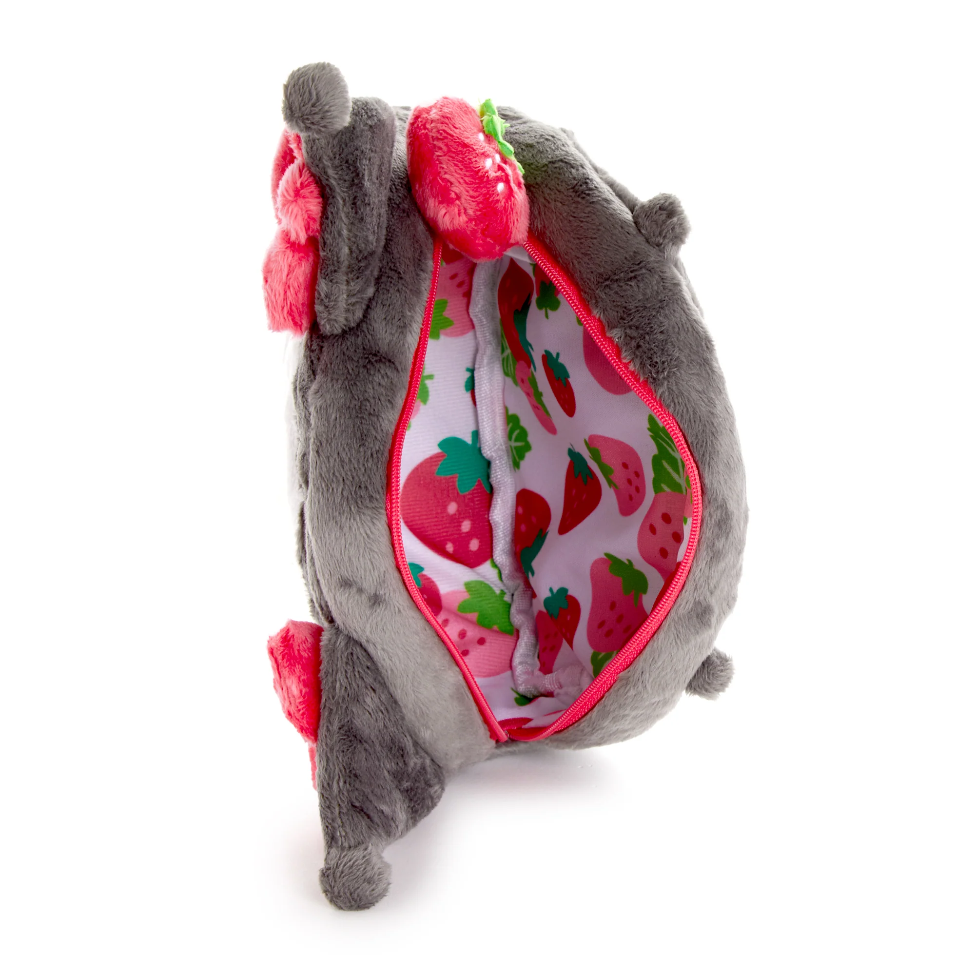 Kuromi Plush Crossbody Bag (Strawberry News 50th Anniversary) - Image 7
