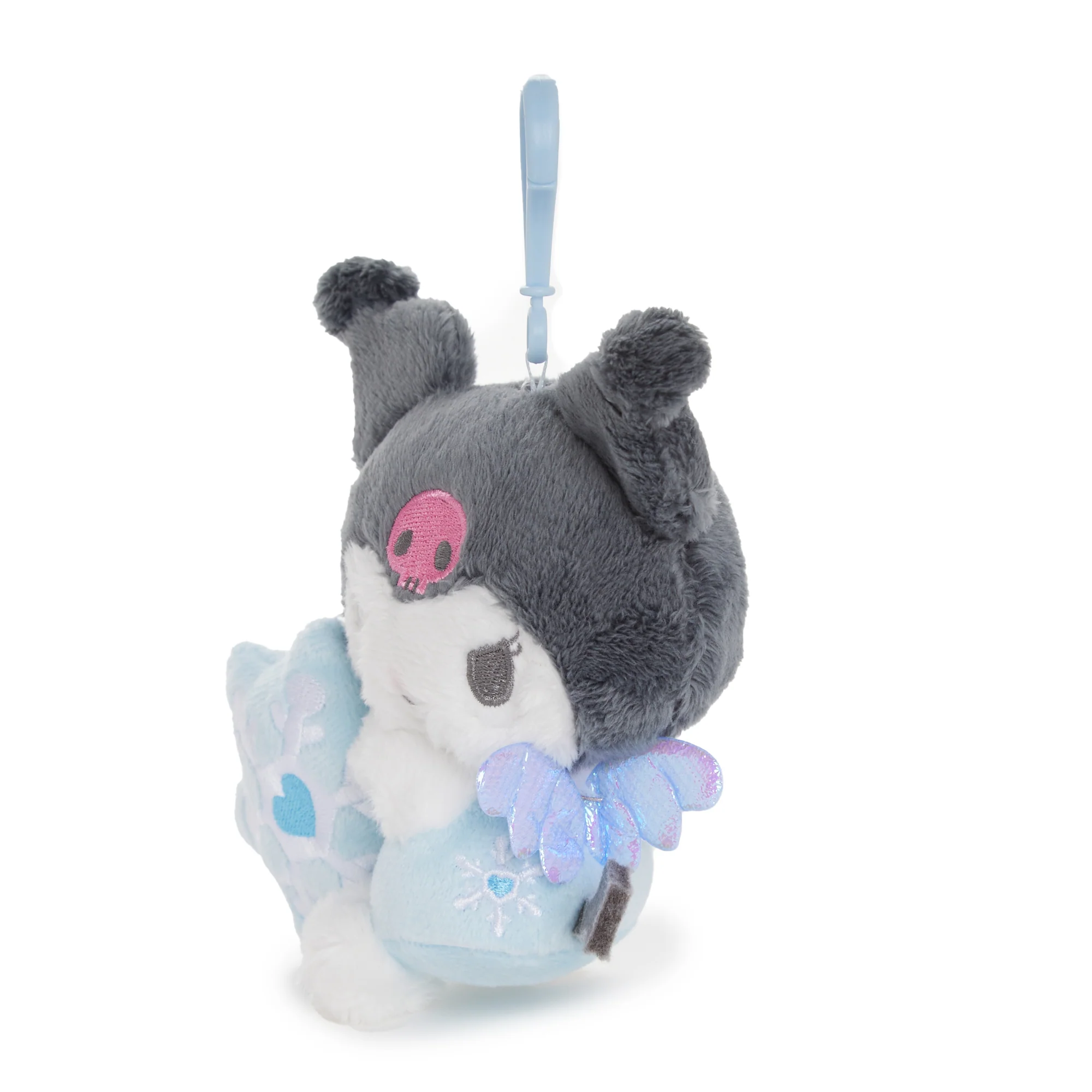 Kuromi Plush Mascot Clip (Snow Angel Series) - Image 2