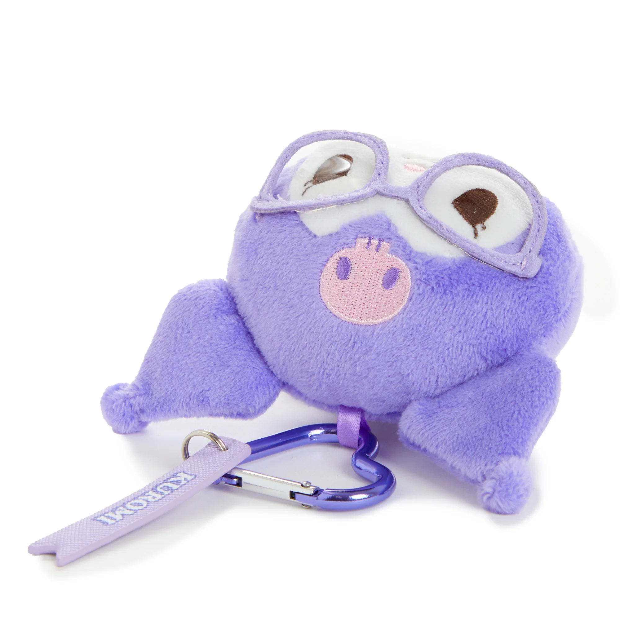 Kuromi Plush Mascot Keychain (Glasses Series) - Image 4