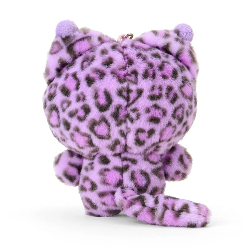 Kuromi Plush Mascot Keychain (Leopard Cat Series) - Image 3