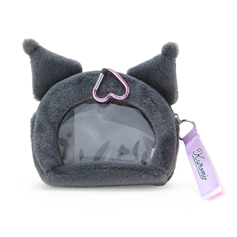 Kuromi Plush Mini Face Pouch - Image 2