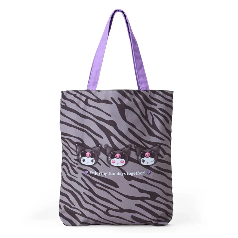 Kuromi Tote Bag (Animal Print Monochrome Series) - Image 3