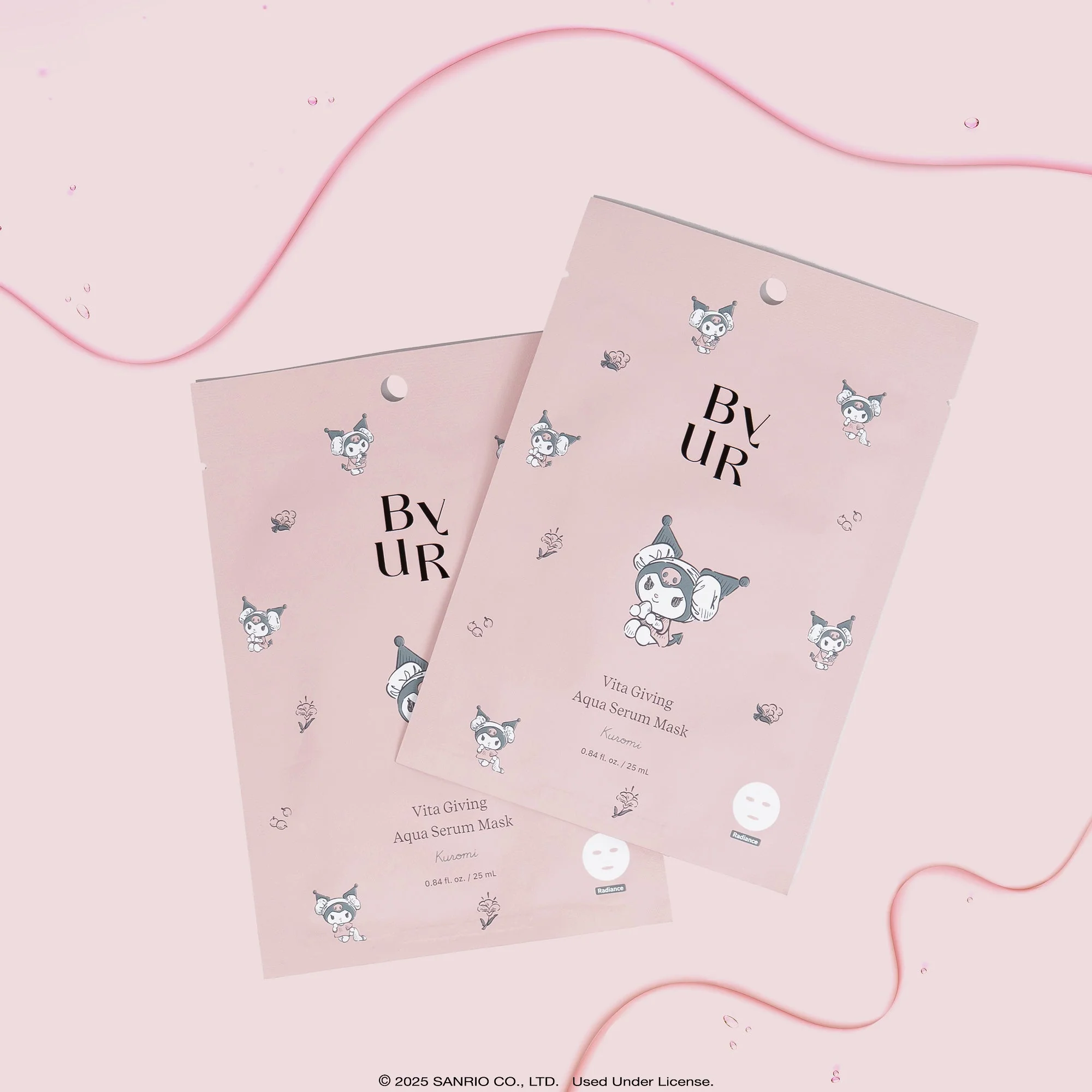 Kuromi x ByUR Vita Giving Aqua Serum Mask (Sanrio K-Spa Edition) - Image 2