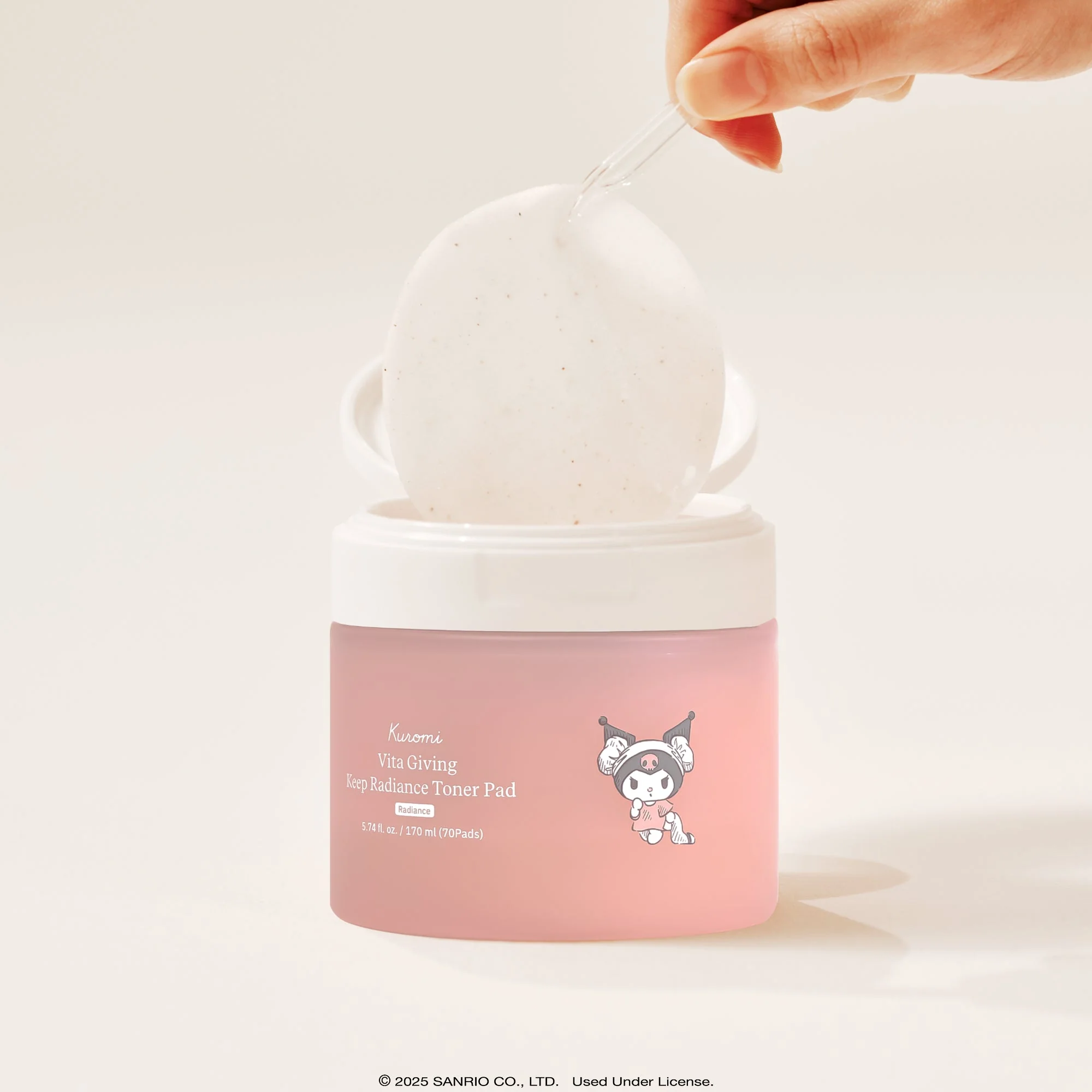 Kuromi x ByUR Vita Giving Keep Radiance Toner Pad (Sanrio K-Spa Edition) - Image 3