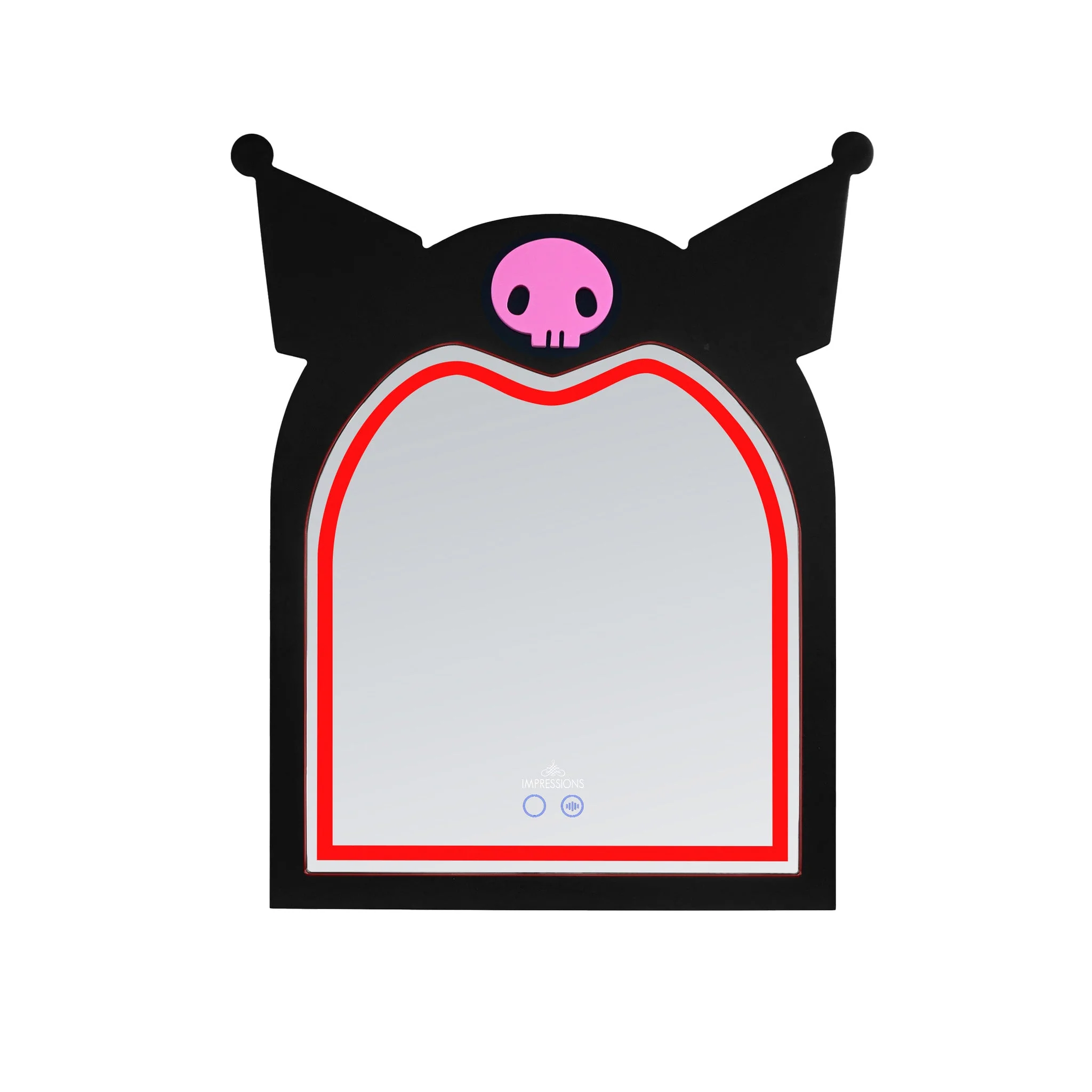 Kuromi x Impressions Vanity Arch RGB Tabletop Mirror - Image 5