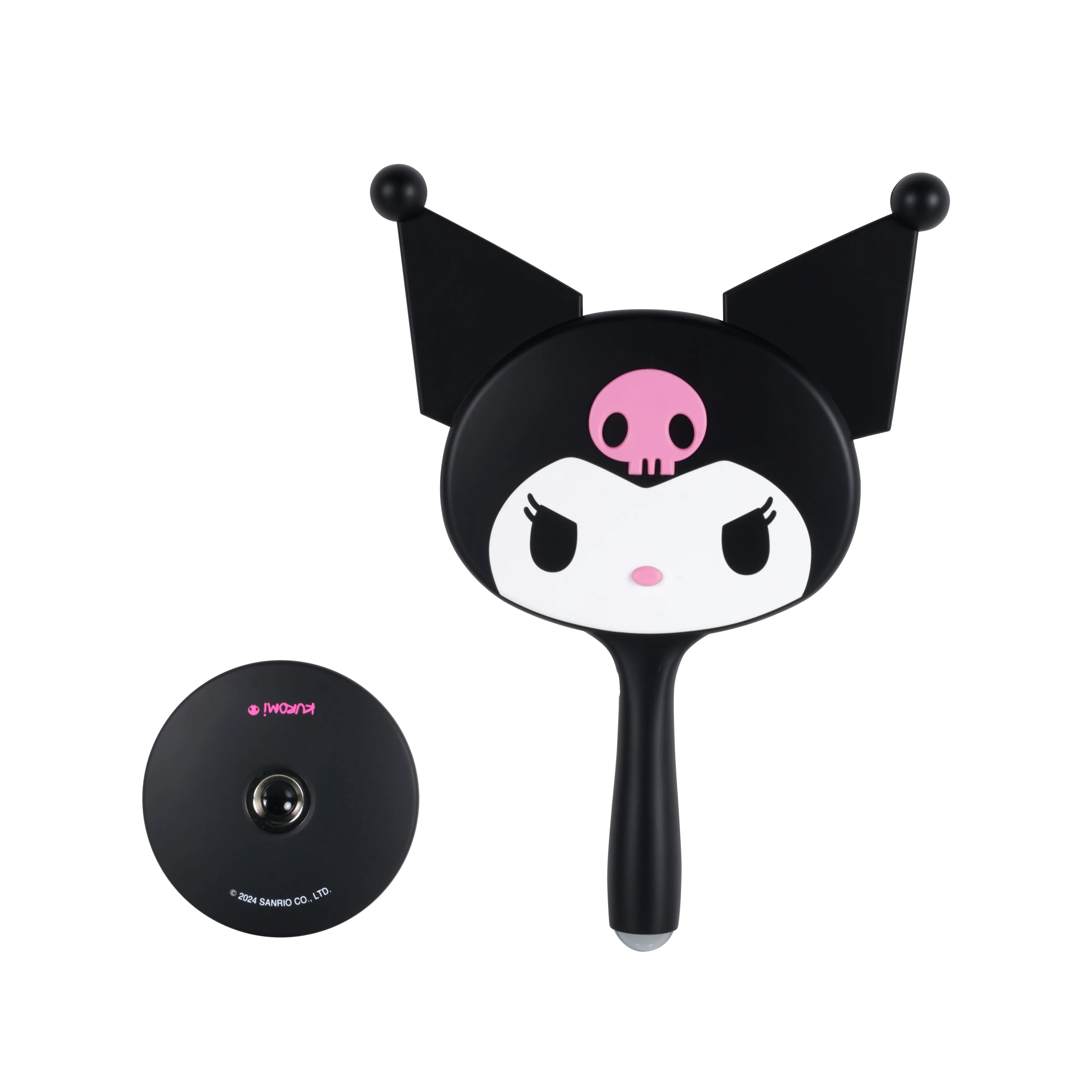 Kuromi x Impressions Vanity LED Handheld Mirror - Image 2