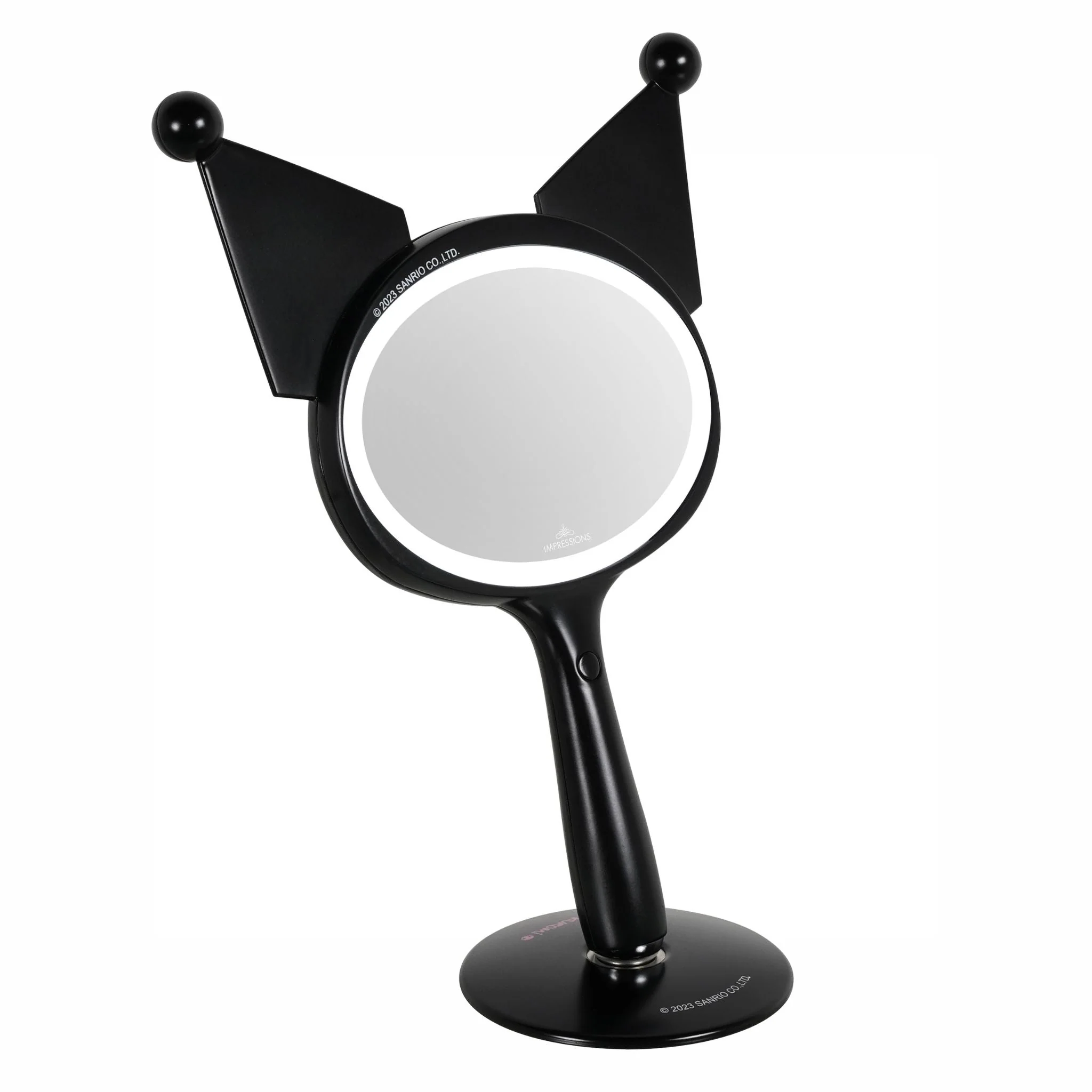 Kuromi x Impressions Vanity LED Handheld Mirror - Image 3
