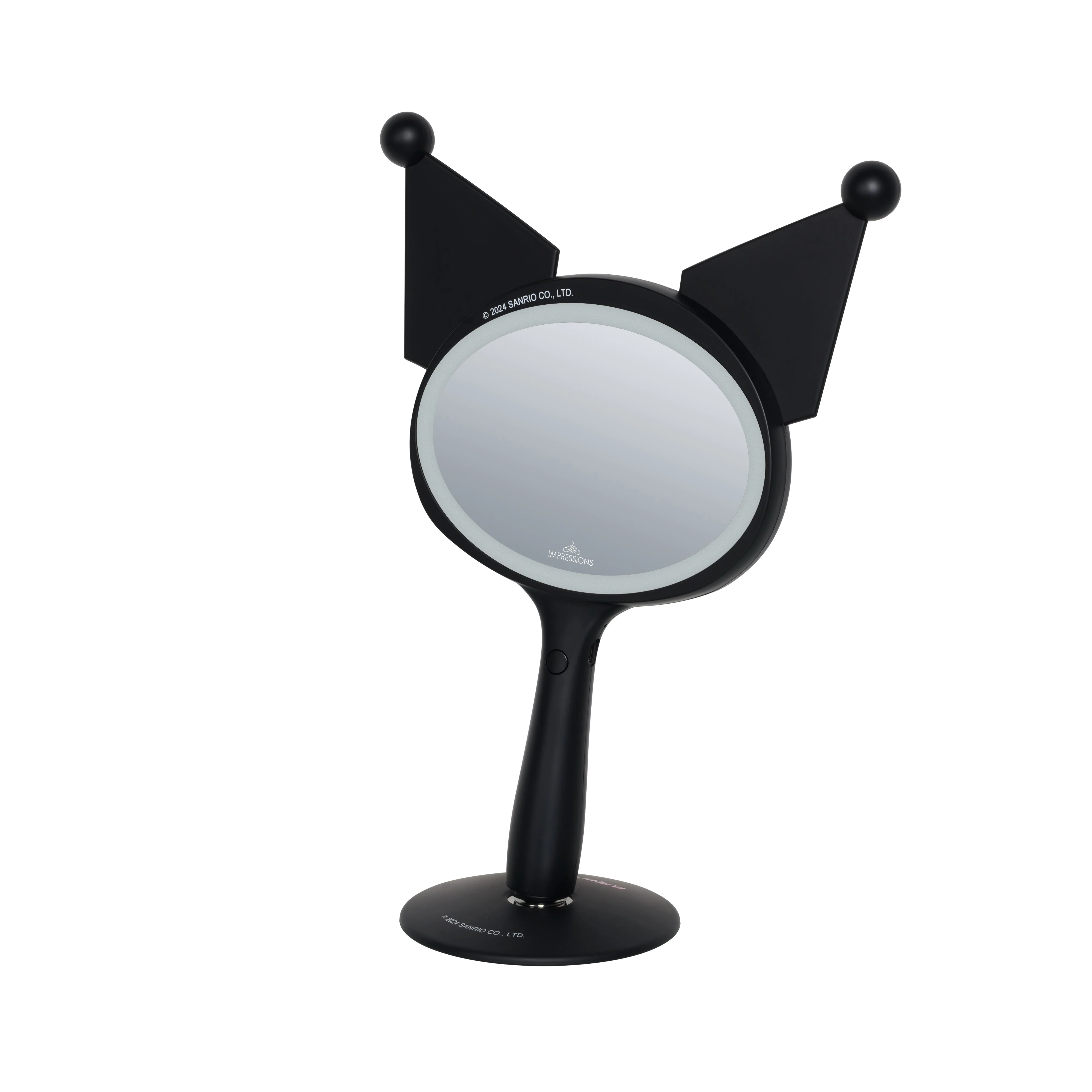 Kuromi x Impressions Vanity LED Handheld Mirror - Image 6