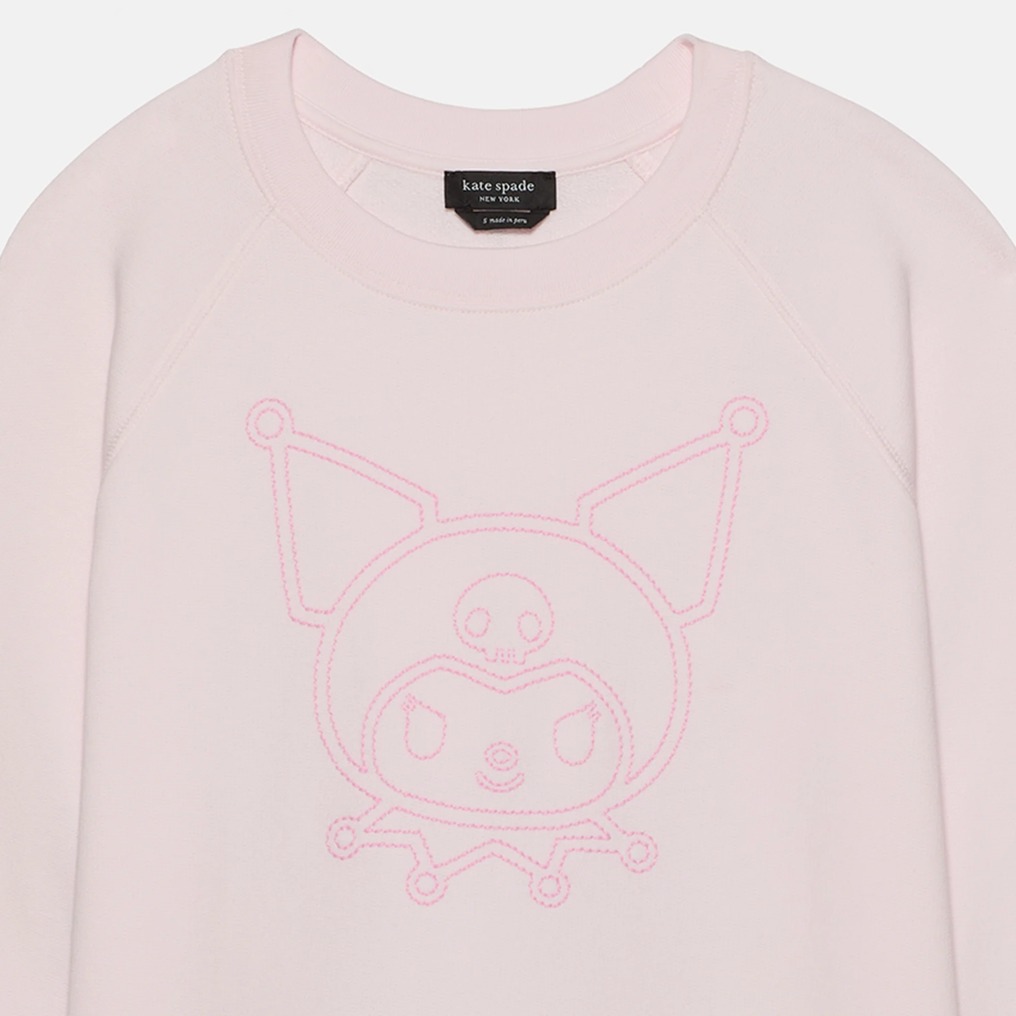 Kuromi x Kate Spade New York Sweatshirt (Powdered Sugar) - Image 2