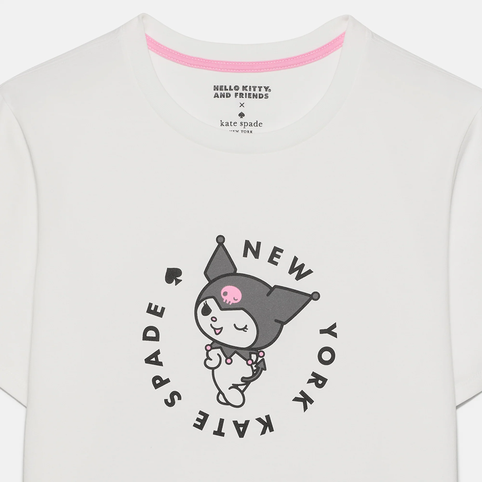 Kuromi x Kate Spade New York T-Shirt (Fresh White) - Image 2