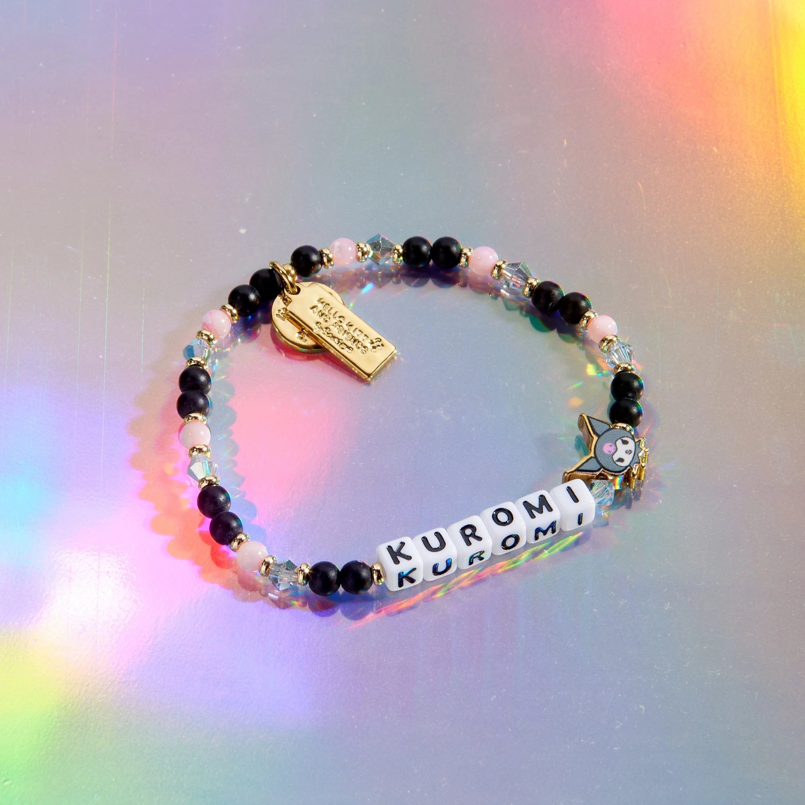 Kuromi x Little Words Project Beaded Bracelet - Image 3