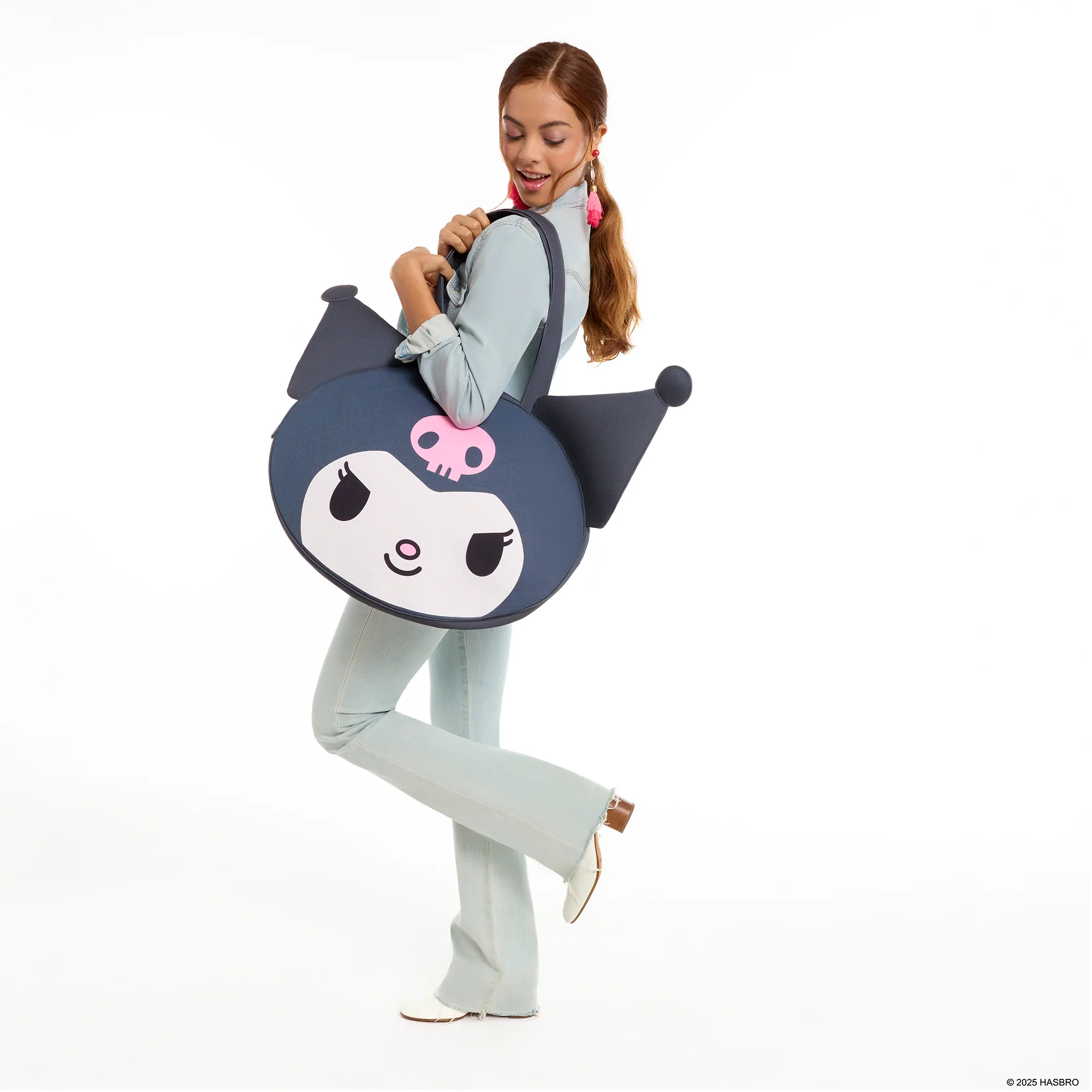 Kuromi x Loungefly Oversized Canvas Tote Bag - Image 3