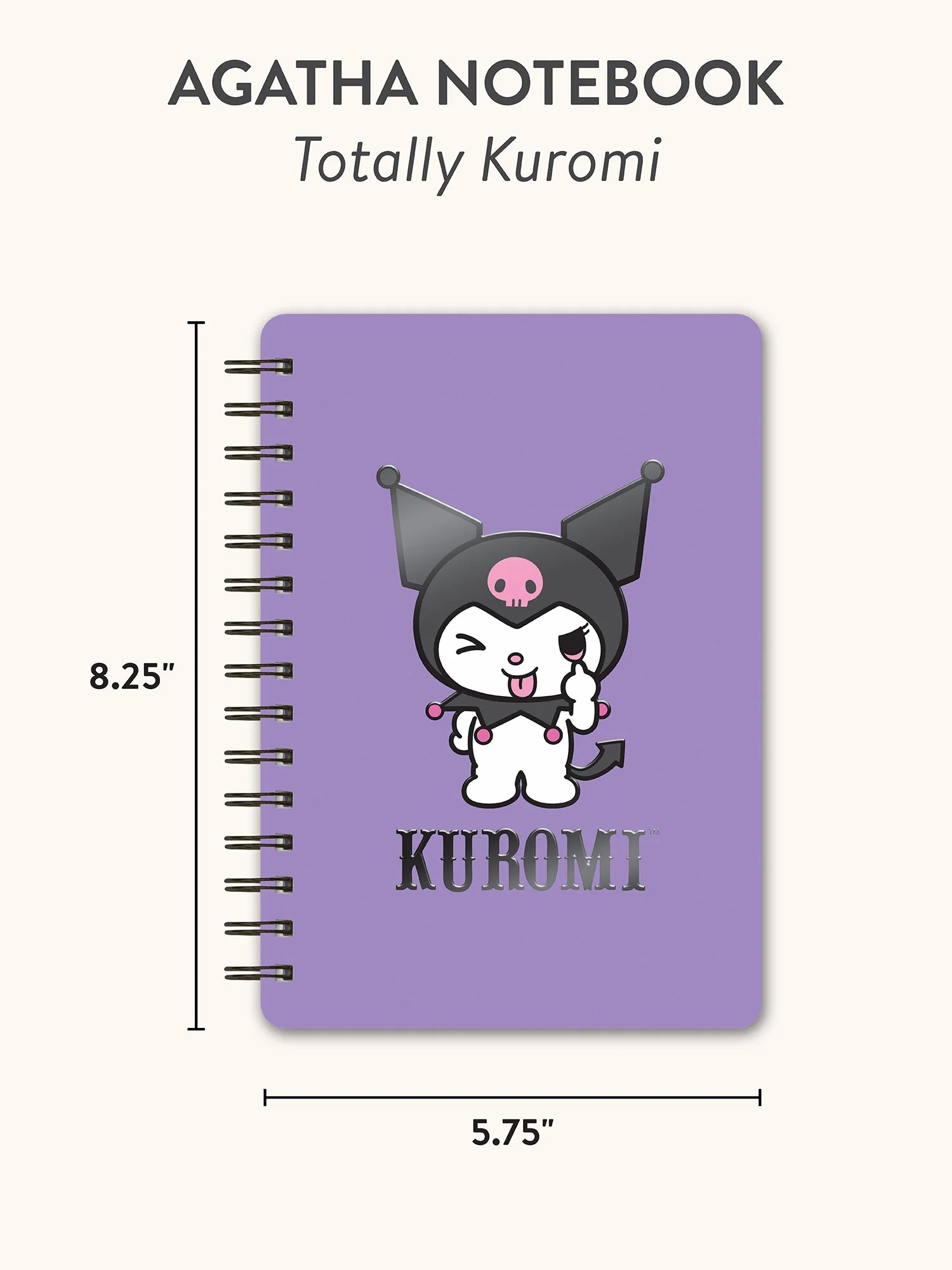 Kuromi x Studio Oh! Agatha Notebook - Image 5
