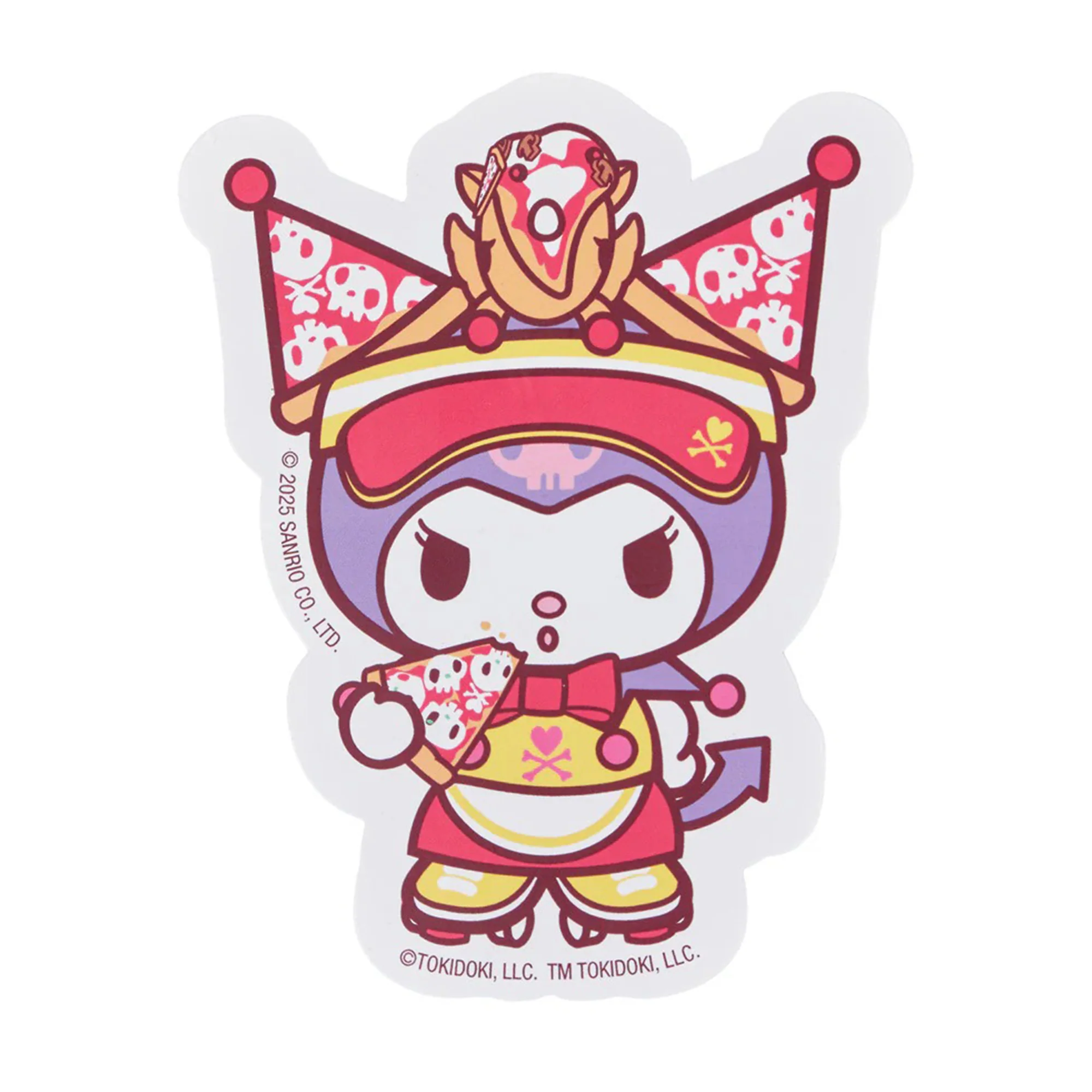 Kuromi x Tokidoki Large Sticker (Fast Food) - Image 2