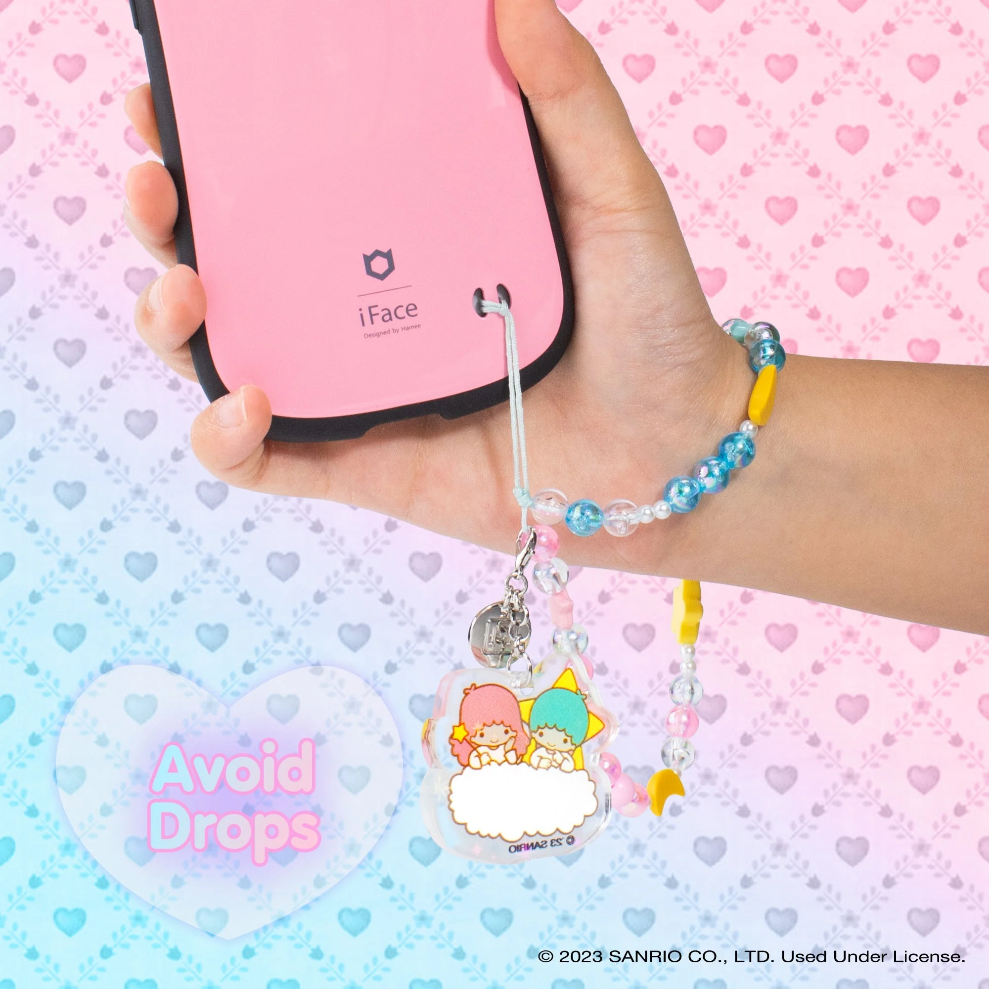 LittleTwinStars Beaded Charm Mobile Phone Wrist Strap - Image 4