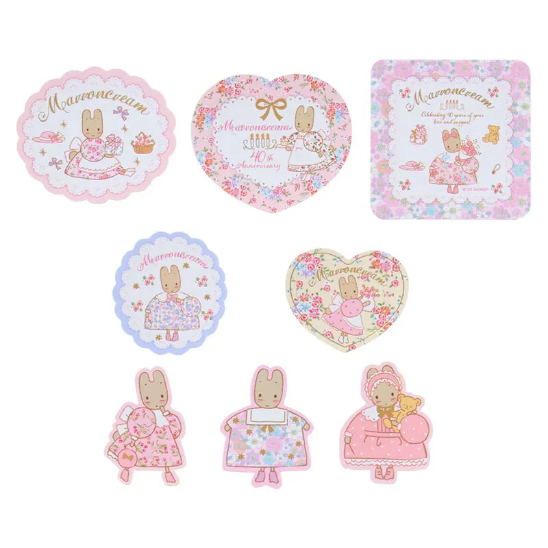 Marron Cream 16-pc Sticker Set (Fashion Show 40th Anniversary Series) - Image 2