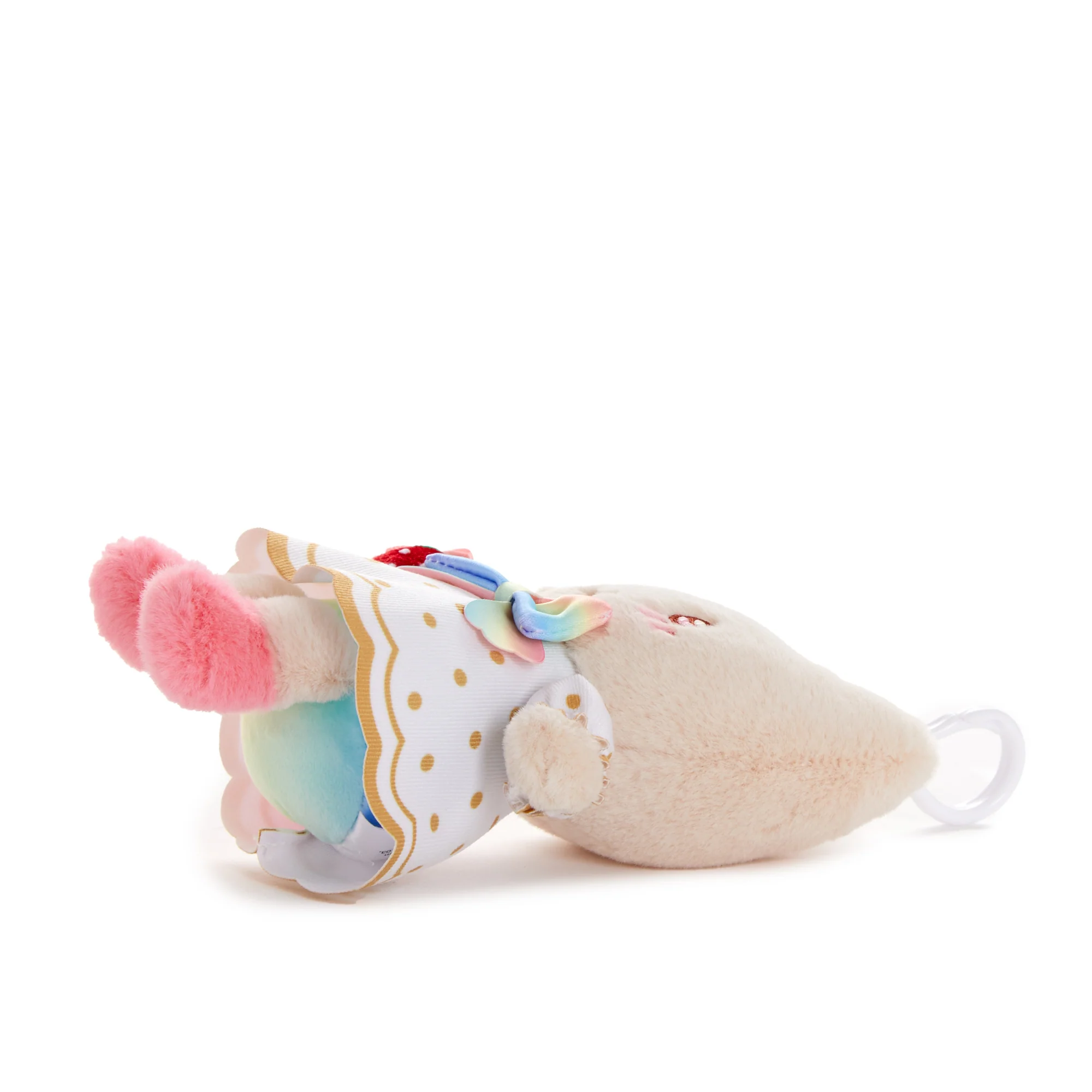 Marron Cream Plush Mascot Clip (Strawberry Rainbow Series) - Image 4