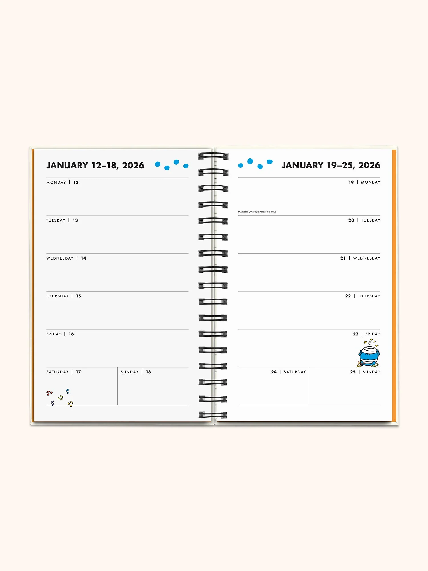 Mr. Positive x Studio Oh! 2026 Thinking Chenille Patch Planner - Image 10
